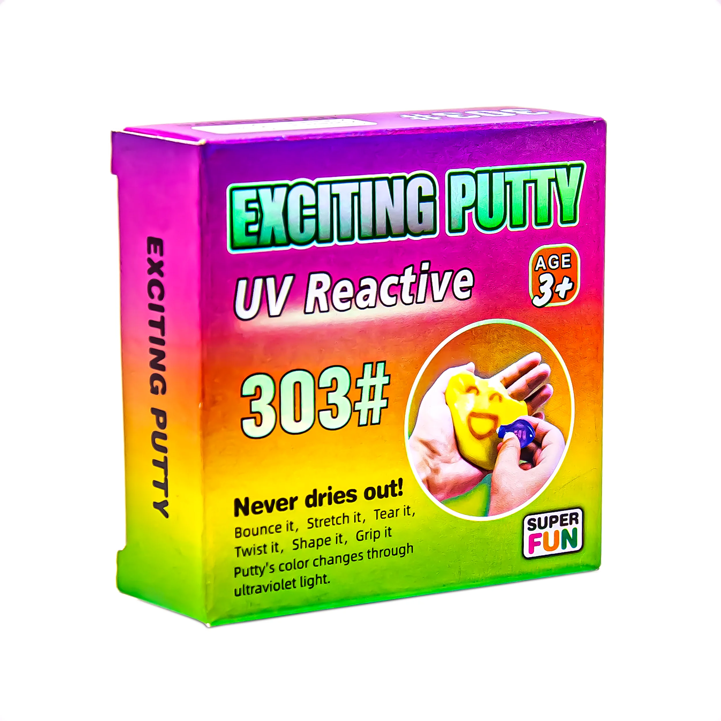 اسلایم حساس به نور UV مدل 303 با چراغ مخصوص طراحی