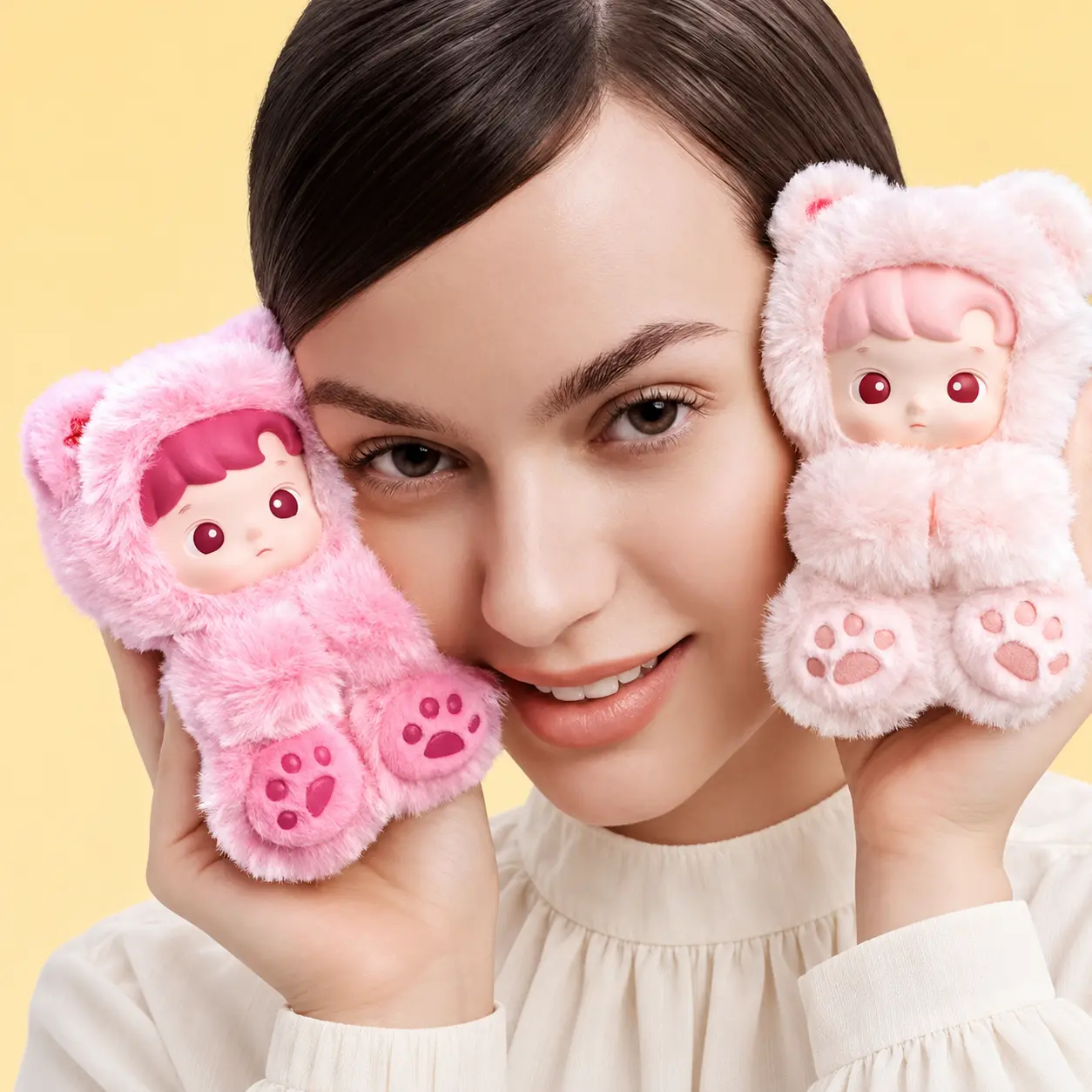 عروسک شانسی هاچی پوپو مدل خرس پاستیلی Gummy Bear آویز معطر - تصویر 10